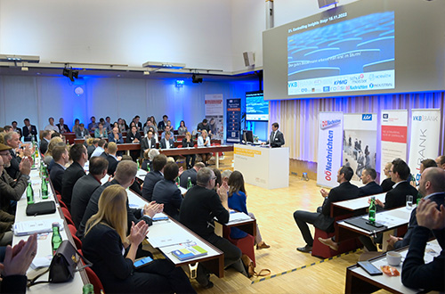 A conference room at the Steyr event