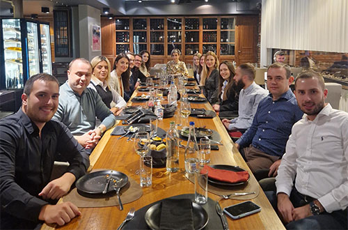A dinner with CMAs in Kosovo