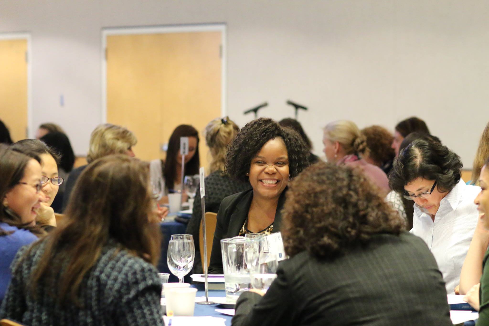 Attendees enjoyed the "table talk" discussions.