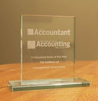 The award from The Accountant/International Accounting Bulletin