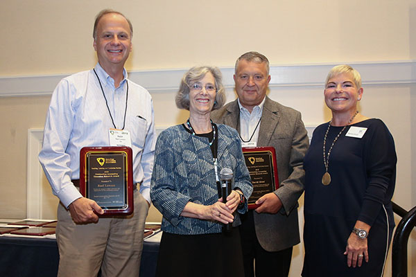Lawson and co-author David E. Stout are recognized with an Outstanding Accounting Education Research Award.