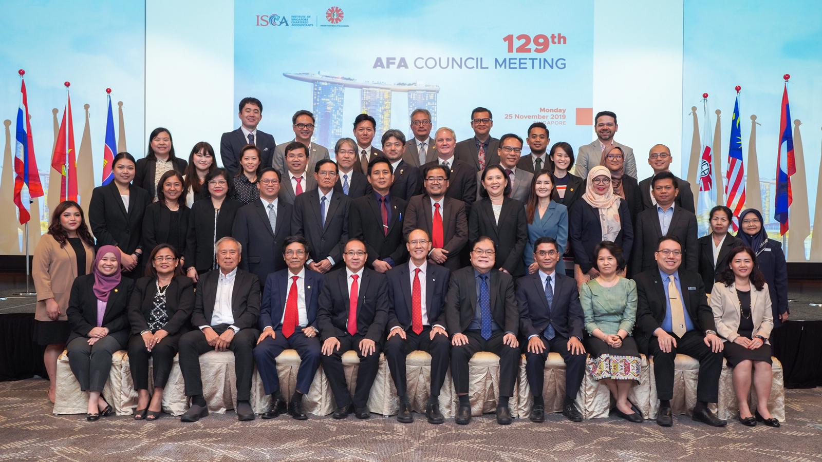 Attendees at the 129th AFA Council Meeting