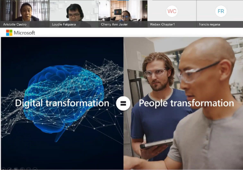 Presenters shared insights with their virtual audience.