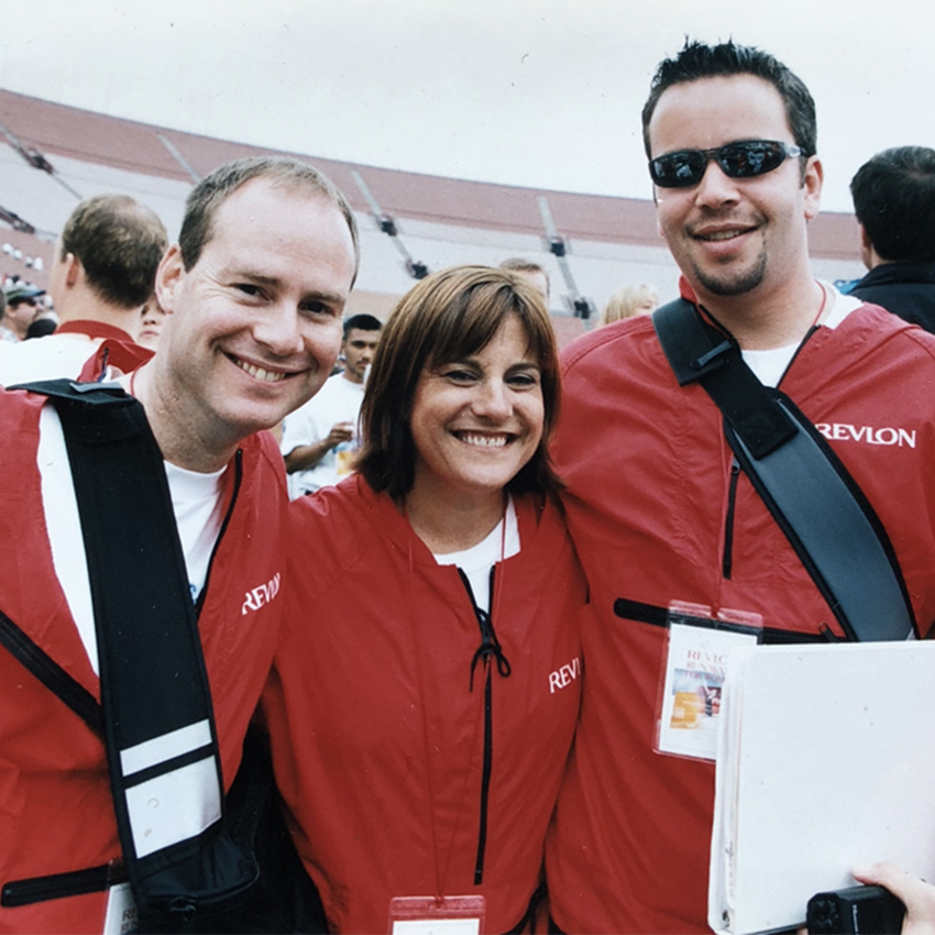 Working at the Revlon “Run Walk-Women’s Center Program” in Los Angeles.