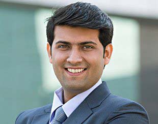 Smiling male professional