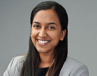 Smiling female professional