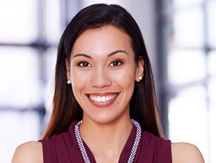 Smiling female professional