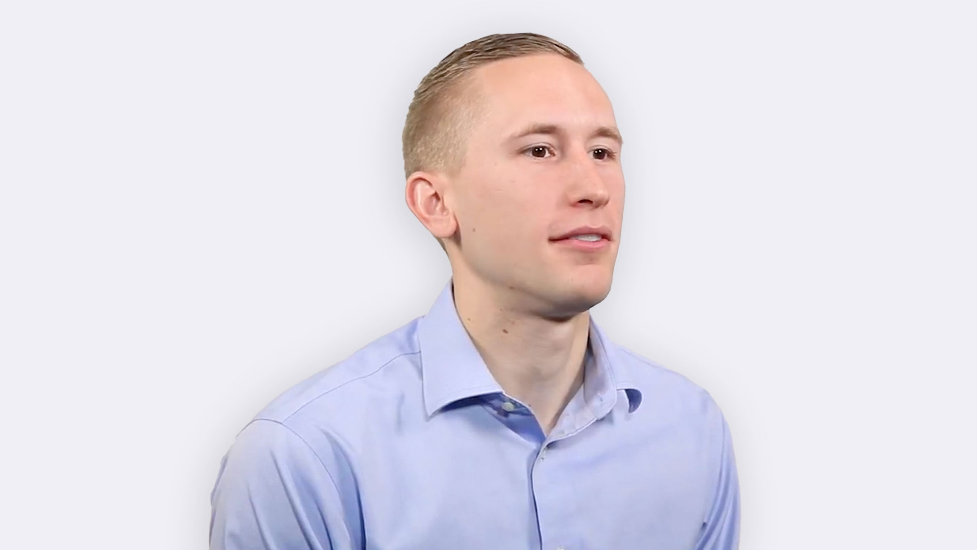 still from testimonial video