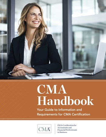 A photo of the cover of the CMA Handbook.