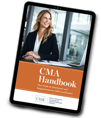 The CMA handbook displayed on a tablet device