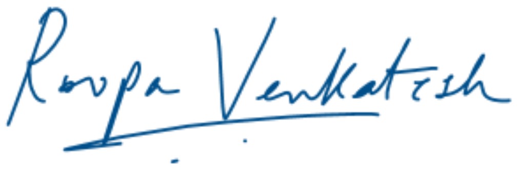 Dr. Roopa Venkatesh signature
