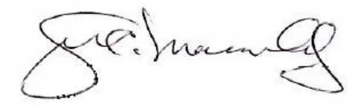 John Macaulay signature