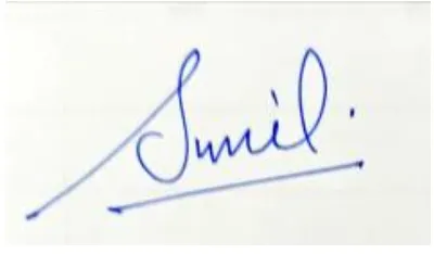 Sunil Deshmukh signature