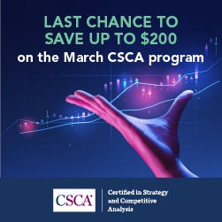 Last Chance to save $200 on March 2024 CSCA
