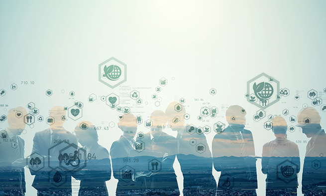 Abstract photo about sustainability