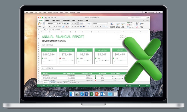 Excel screen
