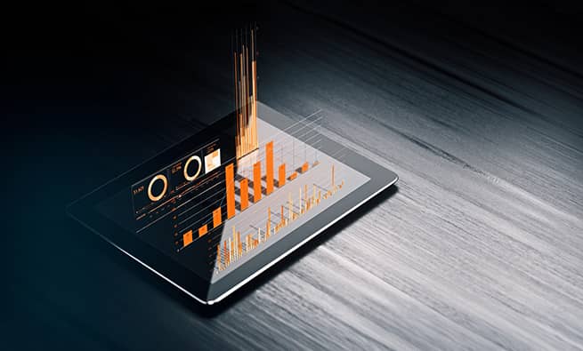 charts pulling of a tablet