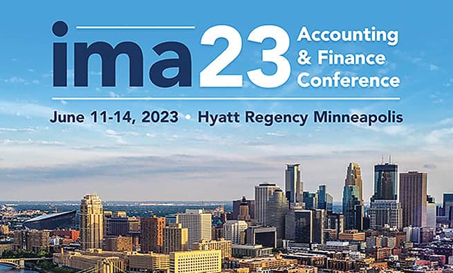 Bulletin of IMA23 Accounting & Finance Conference on June 11-14, 2023 in Hyatt Regency Minneapolis