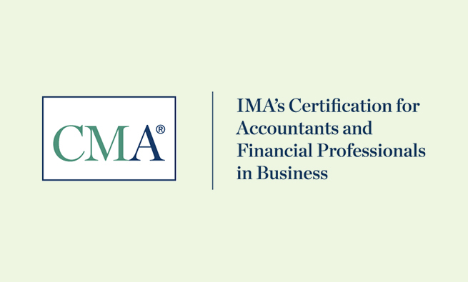 IMA's certification for account and financial professionals in business
